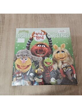 The Muppets A Green and Red Christmas Red Color Vinyl LP Target Exclusive
